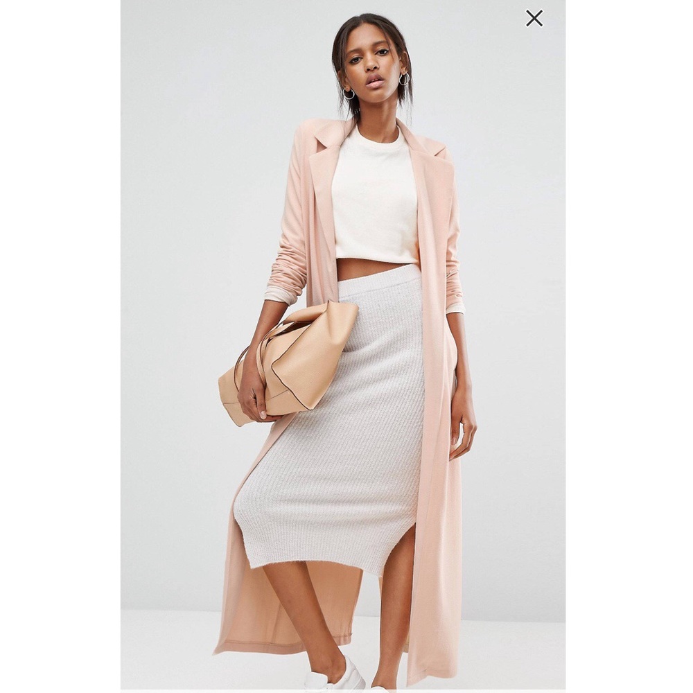 Long Blush Duster